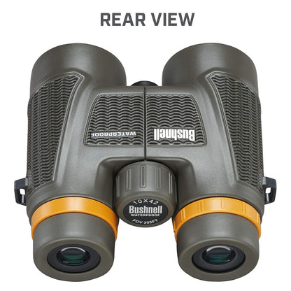 Bushnell H2O Xtreme 181042C - Binoculares compactos impermeables de 10 x 42 con lente totalmente multicapa para caza y navegación