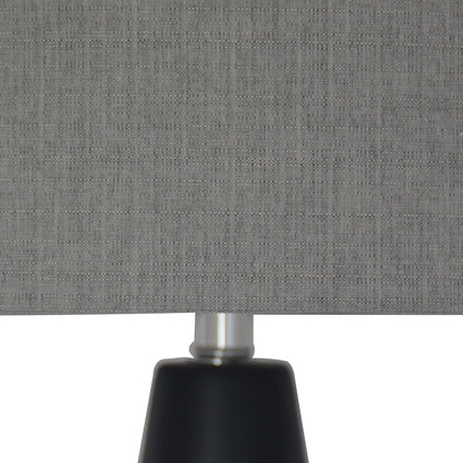 Luzerna CM-0250 Lámpara De Mesa Maia, Color Negro Mate, 1 Unidad