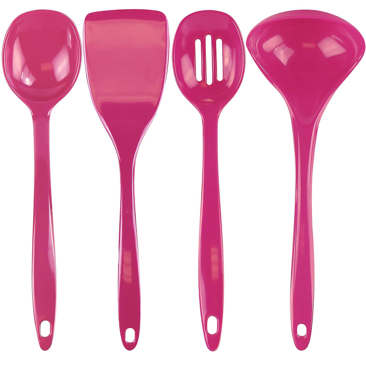Calypso Basics por Reston Lloyd Juego de utensilios de melamina, Magenta, 1