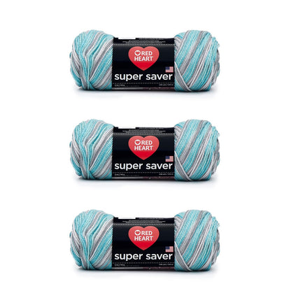 Red Heart Super Saver Estambre Acrílico, Varios Colores - Mezcla islandesa - 5 mm
