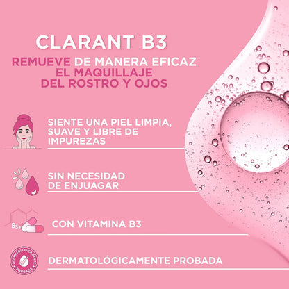 POND'S Desmaquillante bio hydratante 200 ml + Desmaquillante Clarant B3 200 ml
