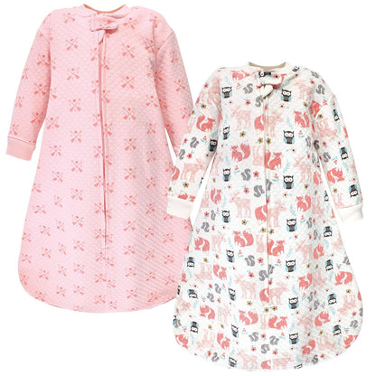 Hudson Baby - Saco de Dormir Unisex de Manga Larga Acolchado y Manta portátil