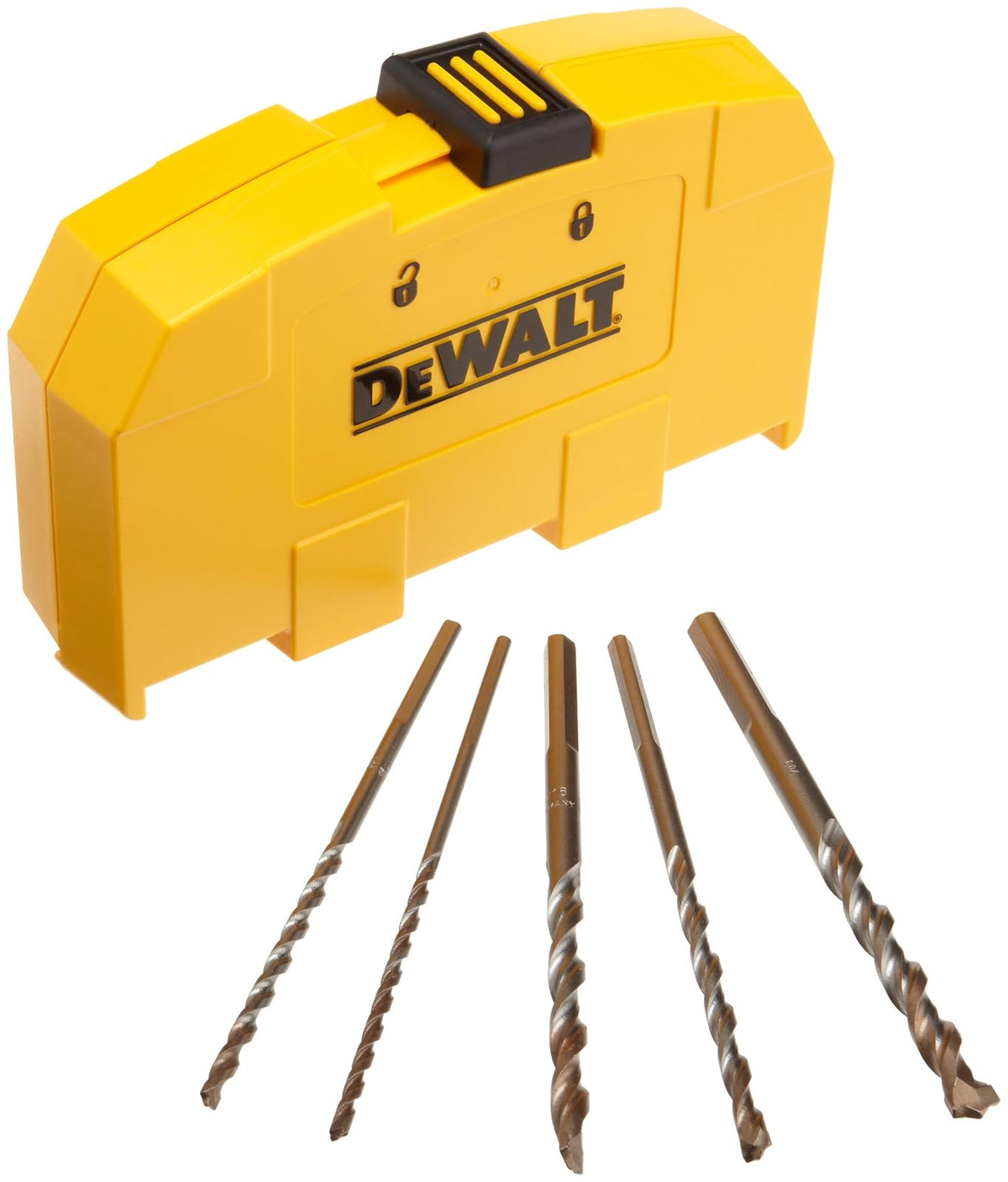 DEWALT DW5205 - Juego de percusión con funda resistente, 5 piezas, pequeño