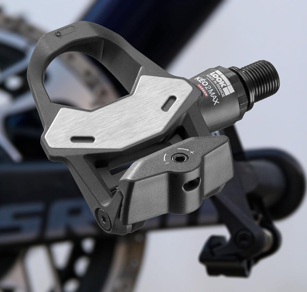 LOOK Cycle - Pedales de bicicleta KEO 2 MAX XXX - Gran superficie de contacto 500 mm² - Transferencia de potencia total - Pedales ultraligeros, cuerpo XXXX - Tensión ajustable