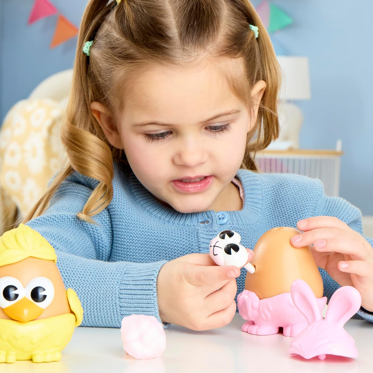 Potato Head Mr Conejito y Pollito Bebés 12 Piezas