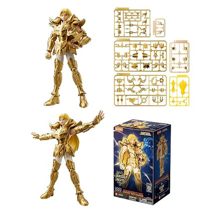 Blokees Saint Seiya Champion Class: Aries Mu Manga Setting 75002 | Figura de acción articulada, 15 cm, kit de construcción, para coleccionistas
