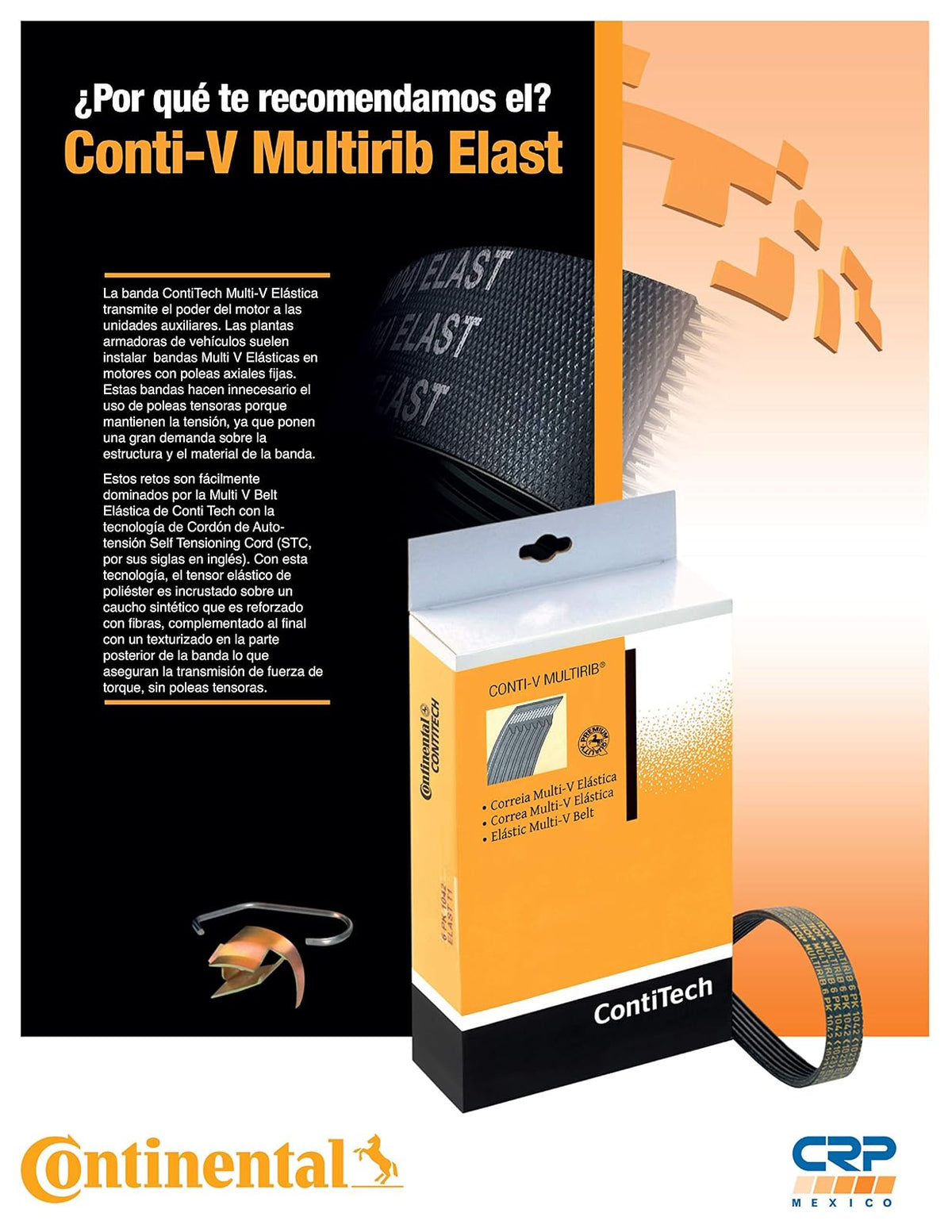 ContiTech 4K643ELAST Banda Elástica K040250Sf