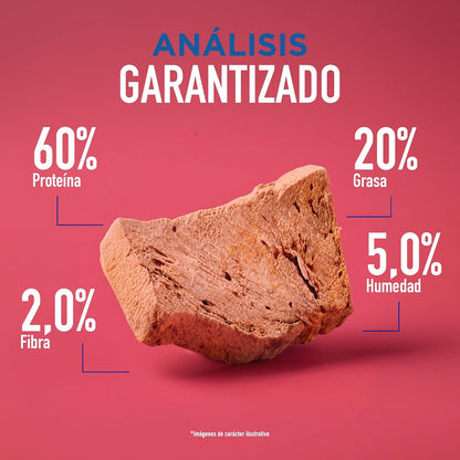 CAMPI, Premios para Gato, Hígado de Res Liofilizado Pearl's Pure Nutrition, 100% Natural, Contienen 63% de Proteína, 100 g