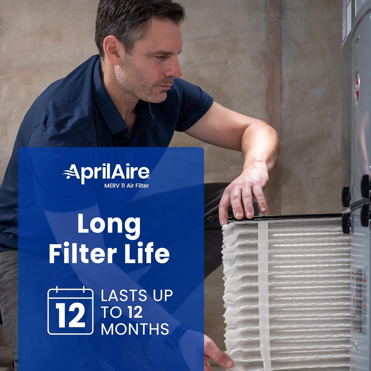 Aprilaire 210 Air Filter for Aprilaire Whole Home Air Purifiers, MERV 11 (Pack of 1)