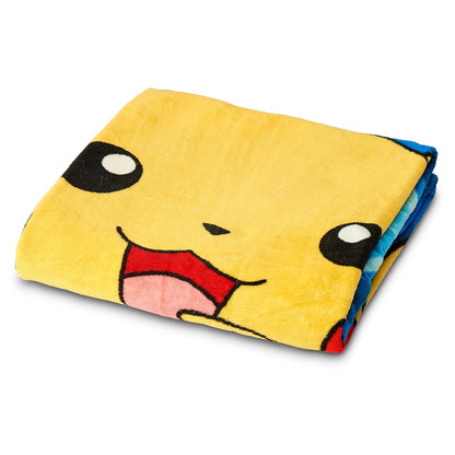 Northwest Pokémon, Error Temporal Pikachu Micro Raschel Manta de 46 x 60 Pulgadas, Error Temporal Pikachu