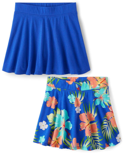The Children's Place Skorts, Paquete de 2 Pantalones Cortos para Niñas