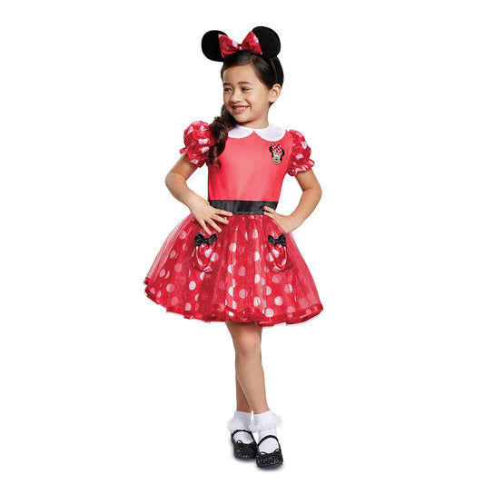 Disguise Disney Minnie Mouse - Disfraz para niña, talla roja/(2T)