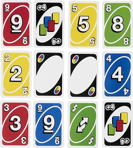 UNO Juego de Cartas Gigante con Cartas para Personalizar para niños de 7 años en adelante