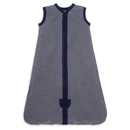 Burt's Bees Baby Saco de Dormir de Algodón Orgánico - Ancho - Midnight Stripe - M