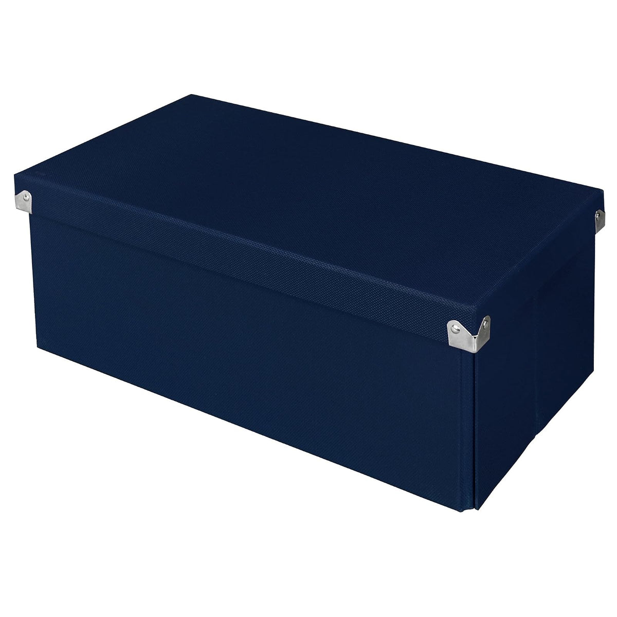 Samsill PNS-02-LS-RD Caja de Almacenamiento y Archivo, 9.75 x 9.75 x 5.75, color Rojo - Essential - Azul Marino