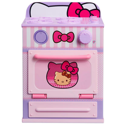 Cookeez Makery - Set de Juego Horno Mágico Hello Kitty and Friends para Niñas, Peluche Sorpresa Interactivo con Aroma, Incluye Accesorios