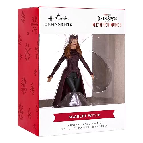 Hallmark Marvel Studios Doctor Strange in The Multiverse of Madness - Adorno navideño de Resina de Bruja Escarlata