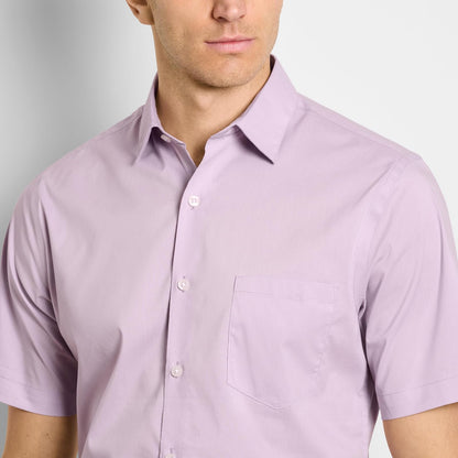 Van Heusen Camisa de Manga Corta sin Arrugas Camisa de Botones para Hombre