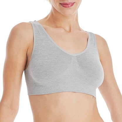 Hanes - Brasier sin Costuras para Mujer, Brasier sin Botones, de Cobertura Completa, Brasier sin Costuras