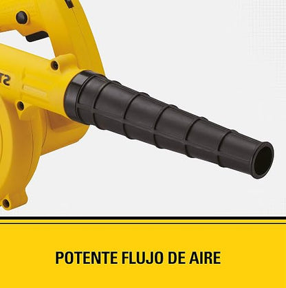 STANLEY Sopladora de Aire y Aspiradora Eléctrica 600W, Negro/Amarillo, STPT600