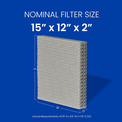 AprilAire - Filtro humidificador de panel de agua 12 de repuesto para humidificador AprilAire para toda la casa modelos 112, 224, 225, 440, 445, 445A, 448 (paquete de 2)