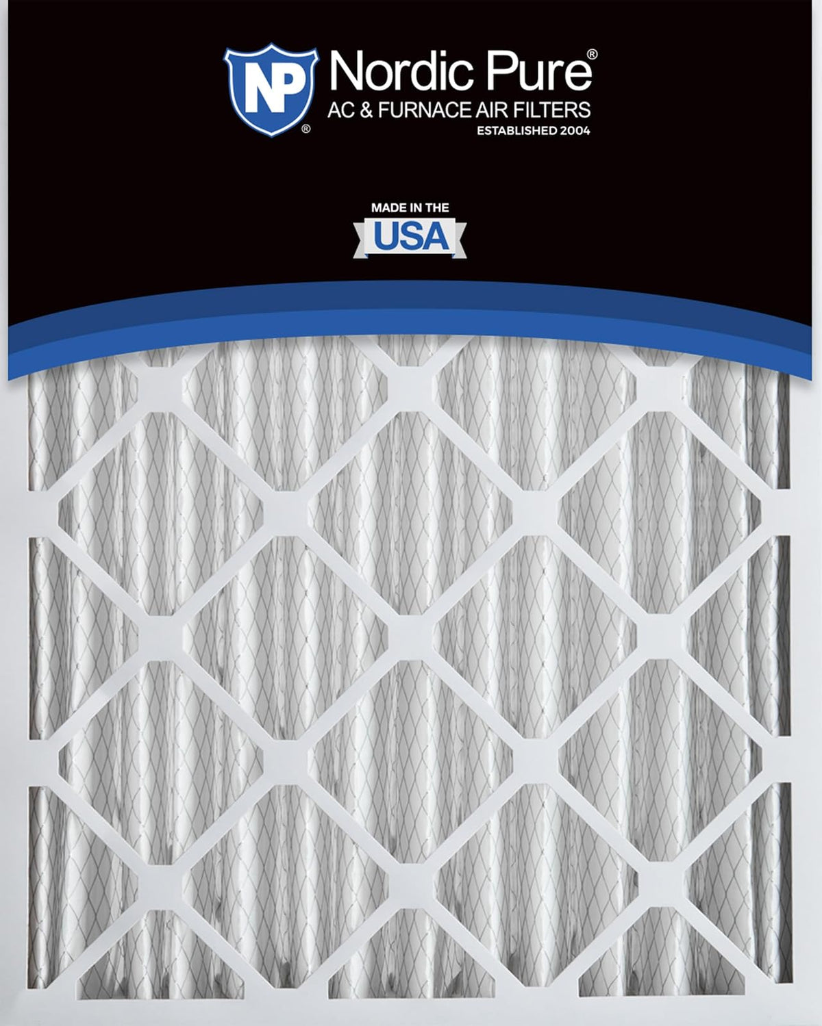 Nordic Pure 16x24x4M12-1 MERV 12 Pleated Air Condition Furnace Filter, Box of 1