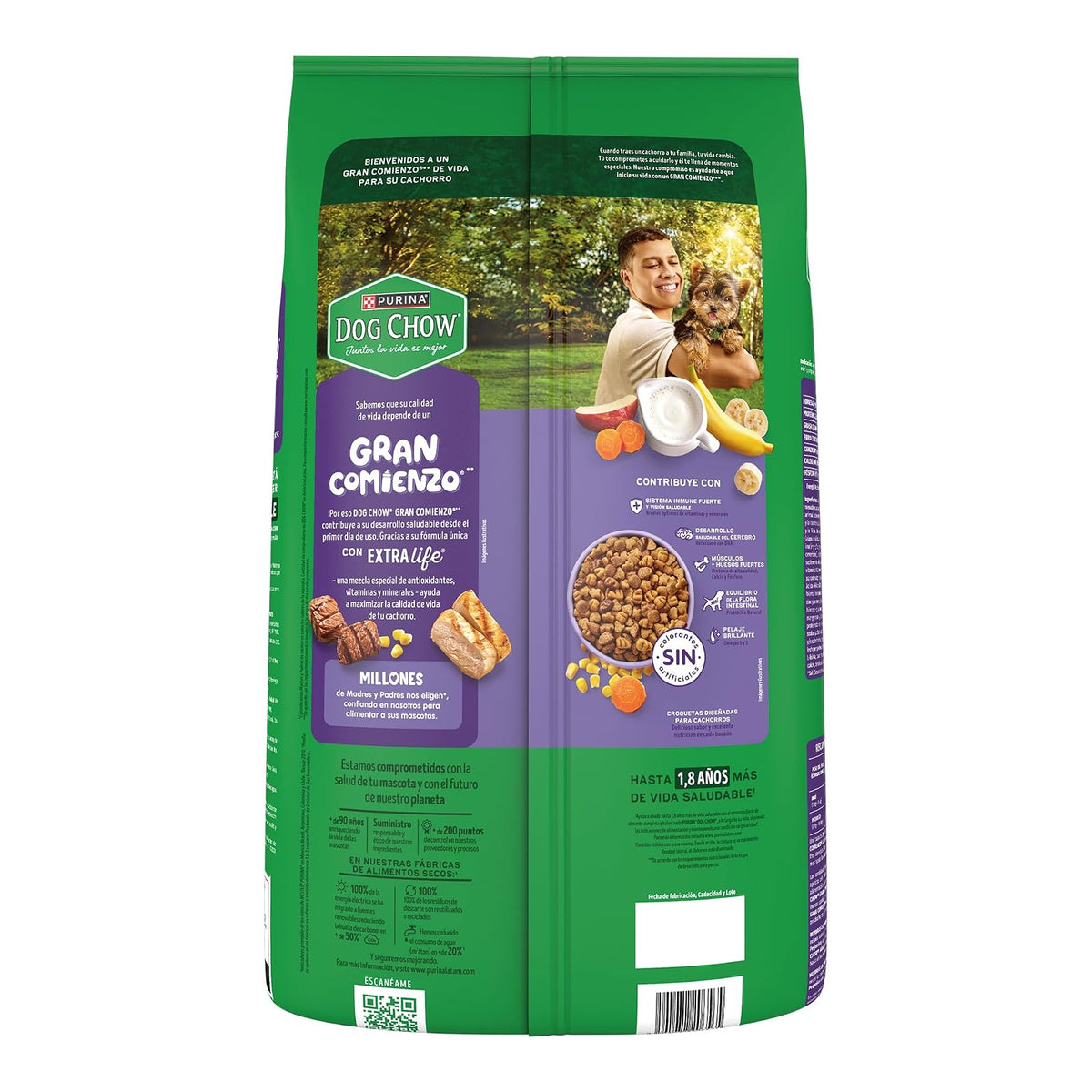 Dog Chow Purina Comida para Perro Cachorro Minis y Pequeños con Extralife 4 Kg