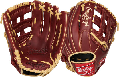 Rawlings Sandlot Series Guante de Béisbol de Piel - Tiro derecho - Outfield - 12.7" - Pro H-Web