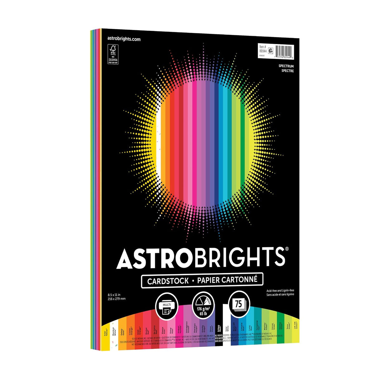 Astrobrights - Cartulina de colores