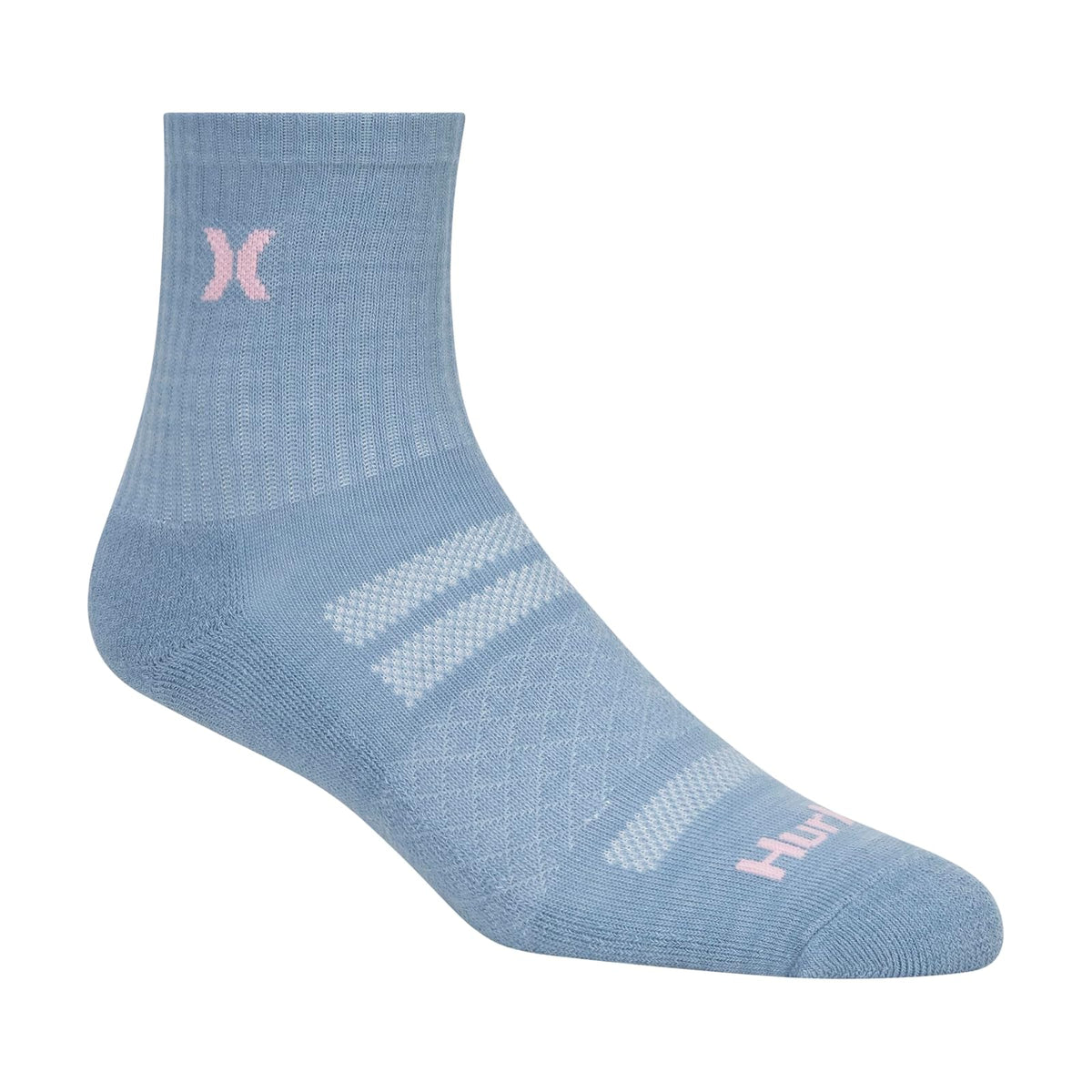Hurley 8 Pack Sport Stretch Ultra Soft Low Crew Socks Calcetines Mujer