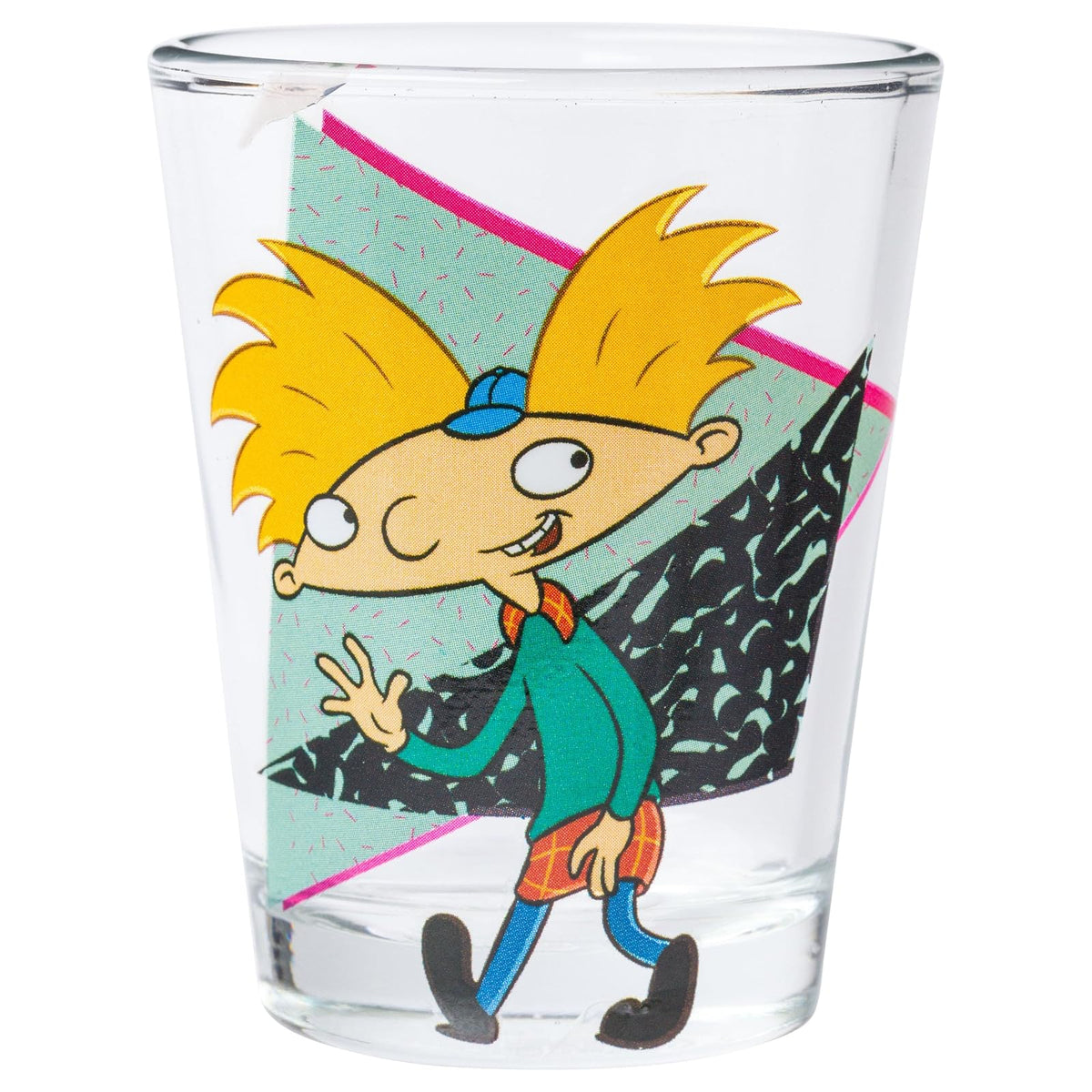 Silver Buffalo Nickelodeon Retro con Rocko, Angélica, Stimpy y Arnold Juego de 4 mini vasos de 1.5 onzas