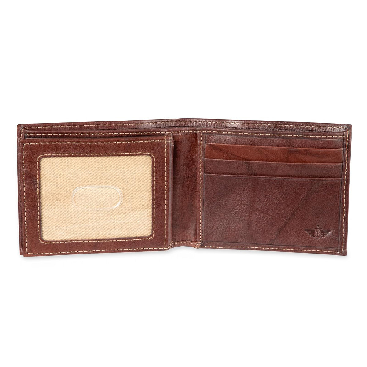 Dockers Cartera de cuero para hombre