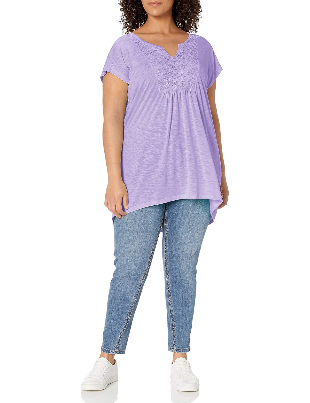 Just My Size Túnica de Ganchillo Camisa para Mujer