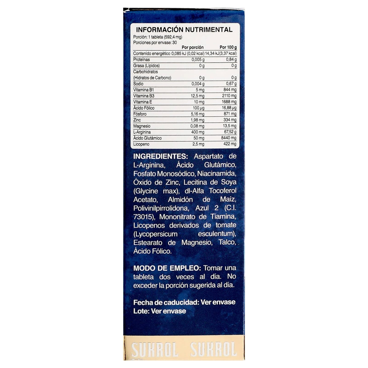 Sukrol Hombre Tab C30, Pack of 1