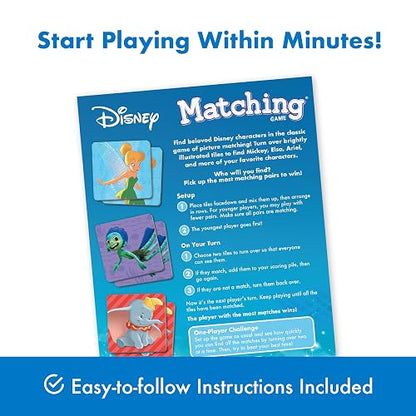 Wonder Forge Disney Juego de Memoria - Divertido Juego de Memoria para niños y niñas a Partir de 3 años - con Personajes clásicos de Disney - Juguetes educativos de Aprendizaje para Preescolar