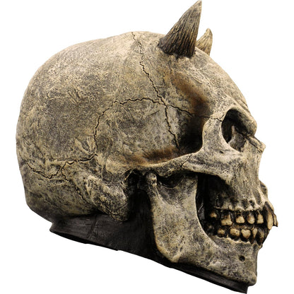 Ghoulish Productions Skull Devil Prop, Artículo Decorativo de Craneo de Diablo, Adorno para Decoración de Halloween de Cabeza de Calaca Ideal para Casa de Terror