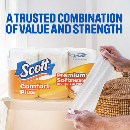 SCOTT CMFRT+ - tela de baño triple RL, paquete de 12 unidades 231 FSC MIX SGSCH COC 005460