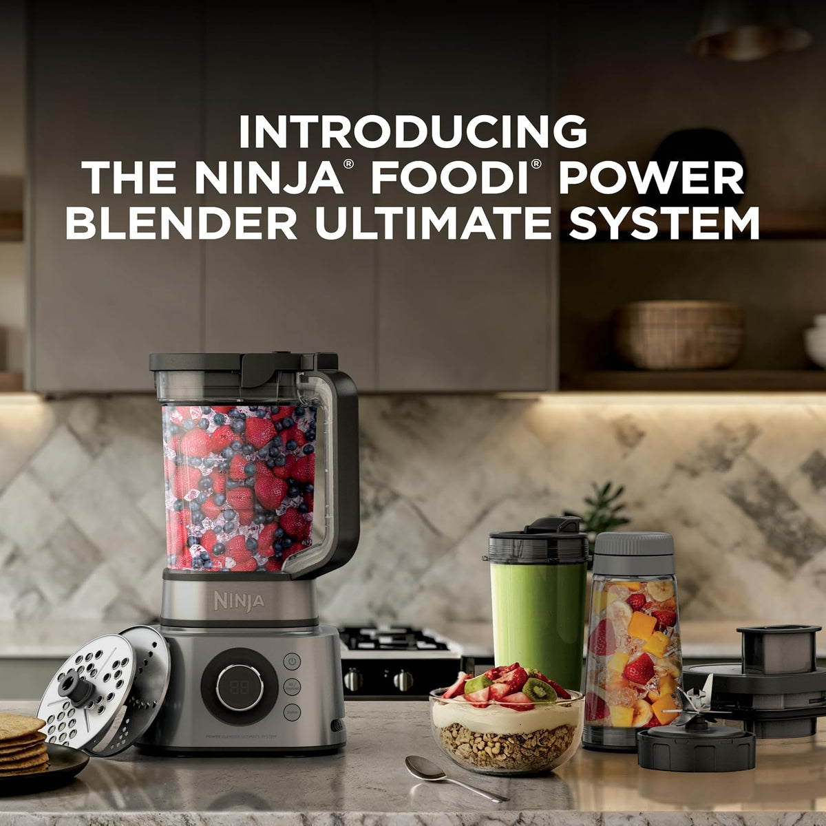 Sistema de Cocina Ninja 3 en 1 Gris SS400-PLATA