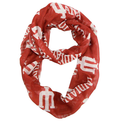 NCAA Infinity Bufanda - Color Estándar - Indiana Hoosiers