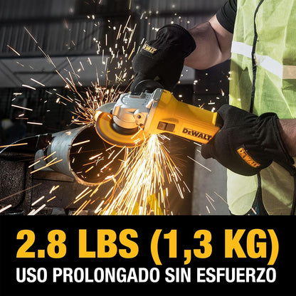 DEWALT Esmeriladora Angular Ultracompacta de 4-1/2" (115 mm), 750 W (DWE750)