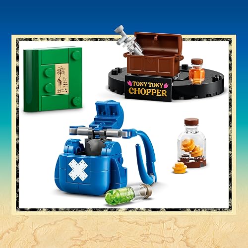 Lego One Piece Tony Tony Chopper – Set de Construcción de Figura Lego para Niños y Niñas a Partir de 9 Años – Basado en One Piece – Regalo para Fans de la Serie de Netflix – 75643