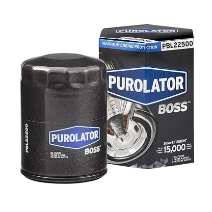 Purolator BOSS Filtro de aceite giratorio de máxima protección del motor,