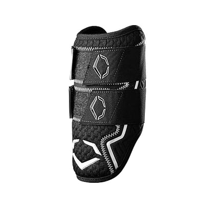 EvoShield Pro-SRZ 2.0 Batter's Double Strap Elbow Guard, Negro, Azul Marino, Adolescentes y Jóvenes Adultos, Protector de Codo, Guarda Elbow, Guardapierna, Béisbol