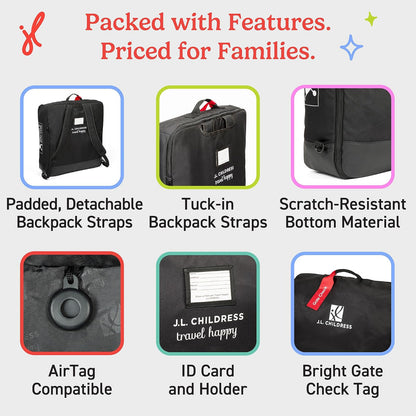 J.L. Childress JLC - Bolsa compacta para carriola