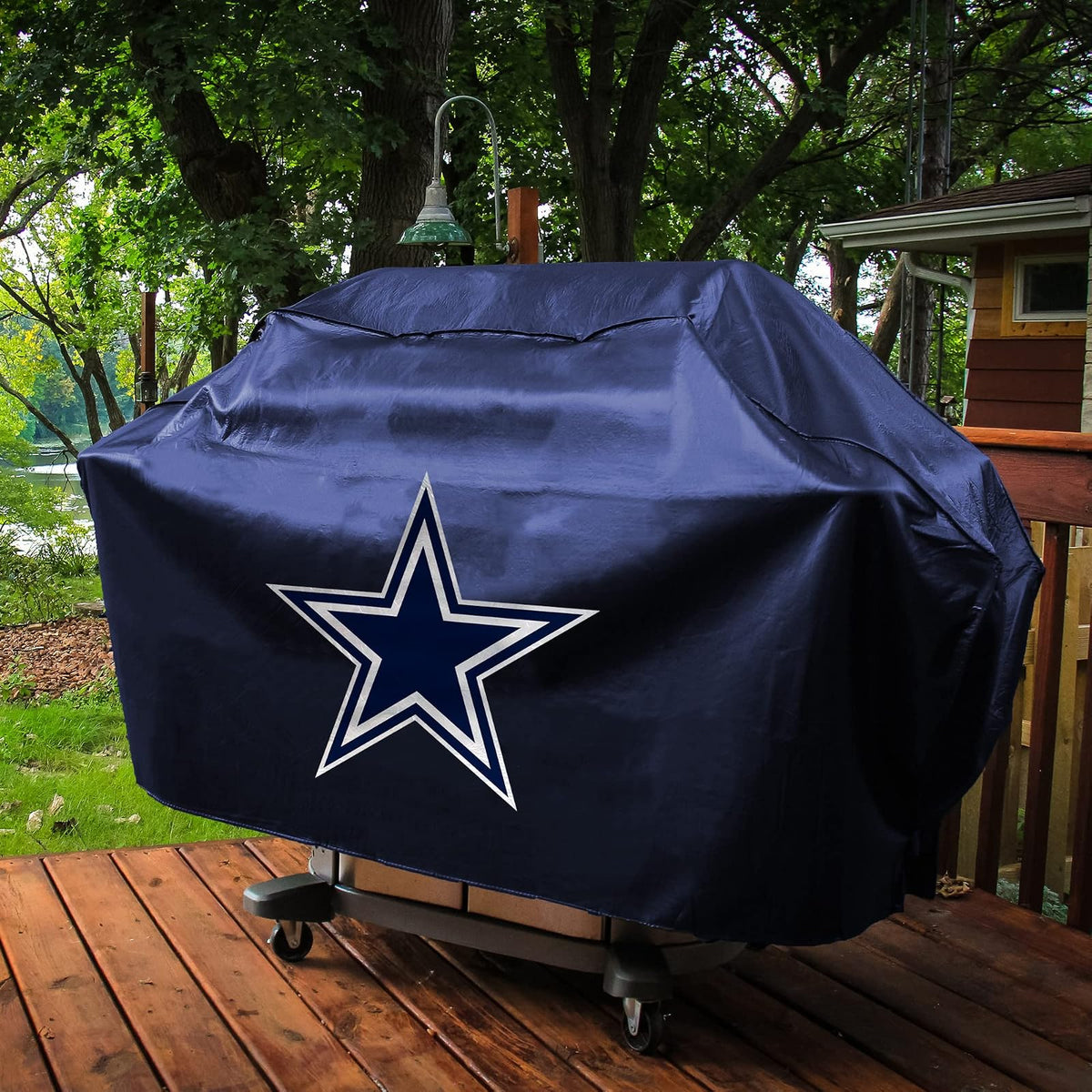 Rico Industries NCAA Texas Longhorns - Cubierta de Parrilla de Vinilo de Lujo para Parrilla de Lujo, 68 Pulgadas de Ancho, Resistente, con Cierre de Velcro