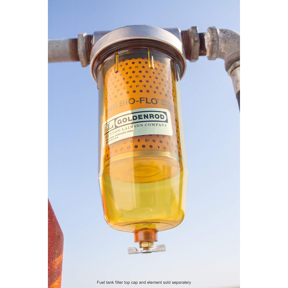 Goldenrod Filtro de Depósito de Combustible de Repuesto Resistente al Alcohol 495-4