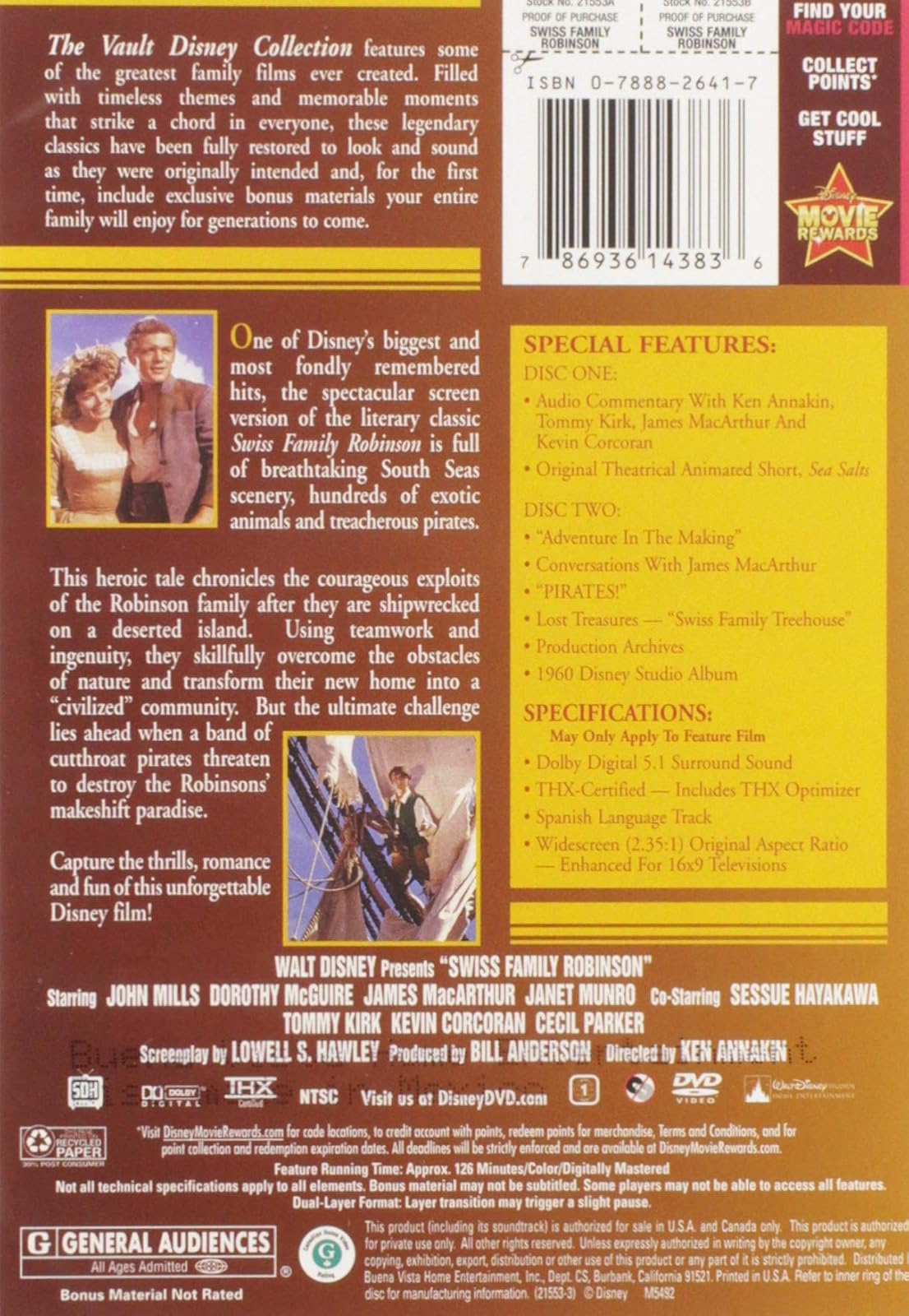 Swiss Family Robinson [Importado]