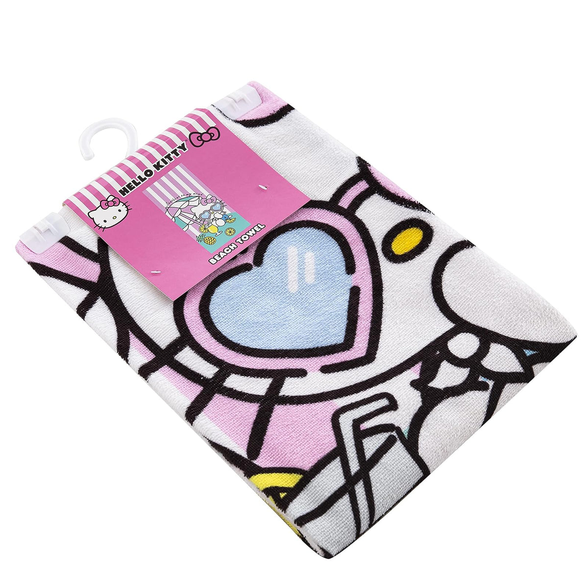Northwest - Toalla de Playa, algodón, 30 x 60 Pulgadas, Hello Kitty Paraguas