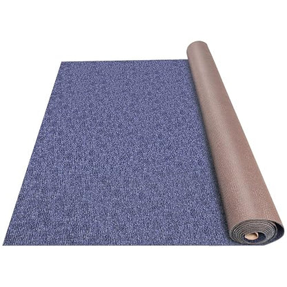 VEVOR - Alfombra Marina Azul Profundo de 6 x 25 pies, Alfombra Marina de Grado Marino para Barcos con Parte Trasera Impermeable al Aire Libre para Patio, Porche, Cubierta, Garaje, área al Aire Libre
