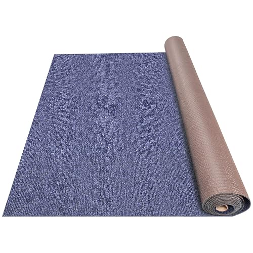 VEVOR - Alfombra Marina Azul Profundo de 6 x 25 pies, Alfombra Marina de Grado Marino para Barcos con Parte Trasera Impermeable al Aire Libre para Patio, Porche, Cubierta, Garaje, área al Aire Libre
